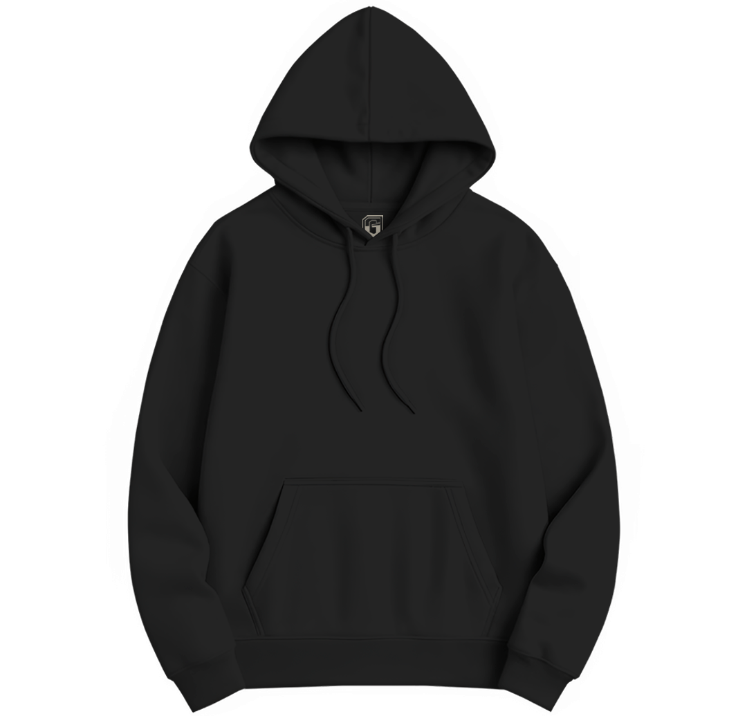 Poleron Canguro en color Negro - Gamoress Serigrafía